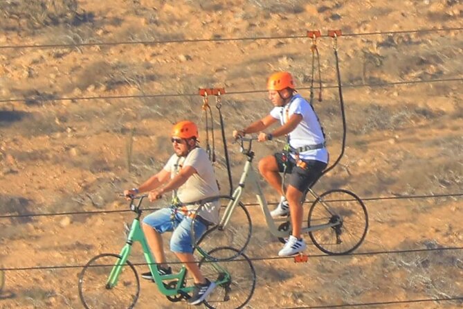 Unique experience on Sky Bike, Atv and Camels from Cabo San Lucas - The Thrill of Pedaling Through the Sky on the World’s Longest Aerial Bike Route