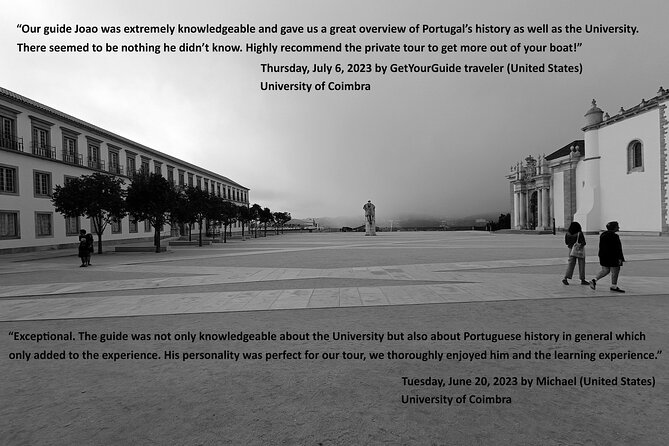University of Coimbra - more complete and private visit, ticket included - Booking, Cost, and Cancellation Policy