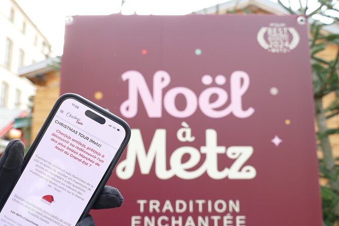 Unusual track game on the Christmas Markets in Metz - The App and Language Options