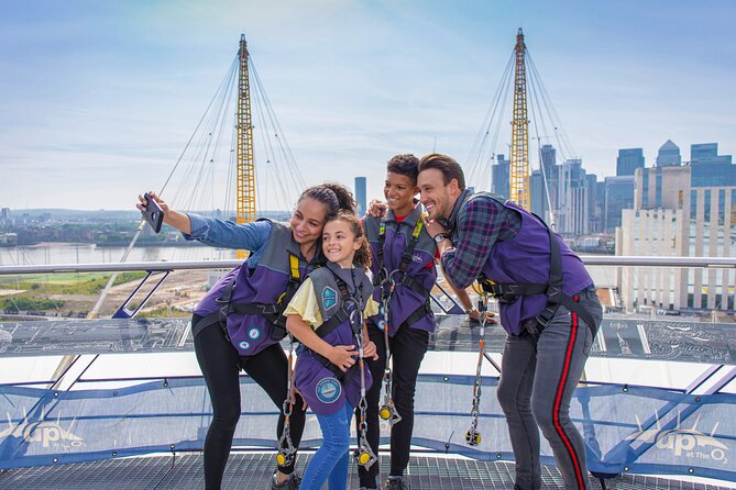 Up at The O2: Daytime Climb with Guided Tour with Panoramic Views - The Thrill of Descending the Structure