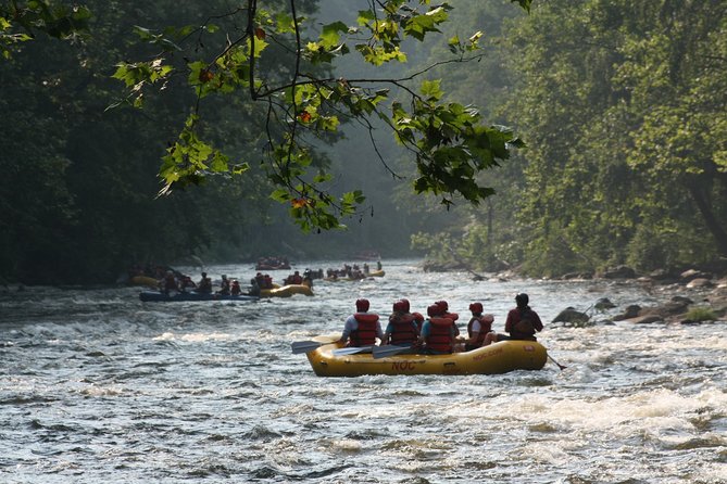 Upper Pigeon River Whitewater Rafting - The Meeting Point at the NOC Pigeon Outpost