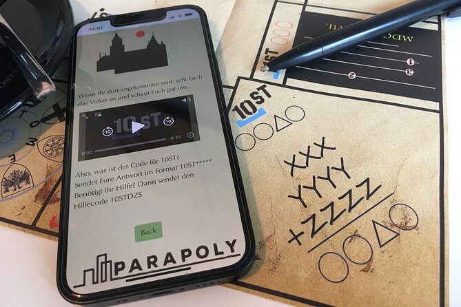 Urban Adventure Game in Frankfurt with an app - Booking and Flexibility