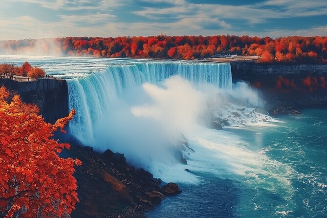 USA Side Maid of the Mist Boat and Cave of the Winds combo tour - Crossing Goat Island for Panoramic Views
