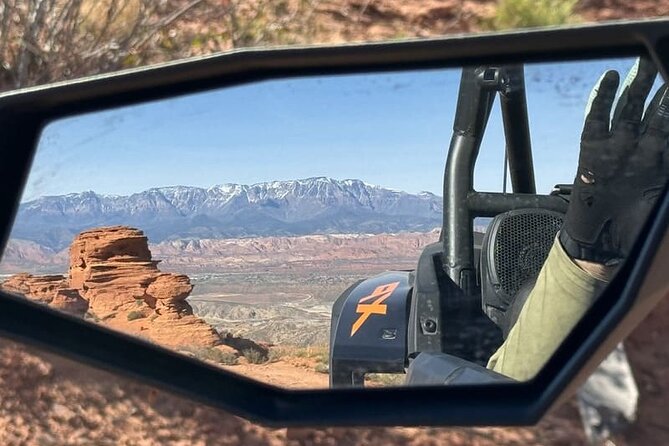 UTV Offroad Adventure directly at Zion National Park - Warner Valley Trail and Dinosaur Tracks