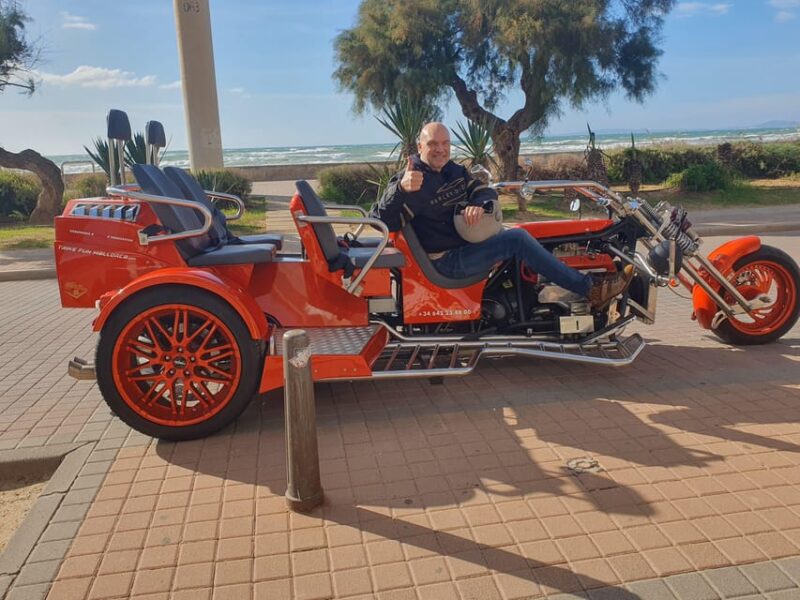 V8 Trike Tour mit Fahrer/Guide für max 4Gäste - Discover the Unique V8 Trike Adventure in Mallorca