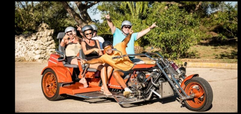 V8 Trike Tour mit Fahrer/Guide für max 4Gäste - Descending Through Mallorca’s Hinterland and Orange Groves