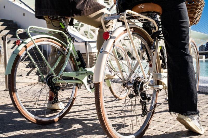 Valencia: Audioguide eng,esp,ita + Bike All Day - Comfortable Dutch Bikes and Easy Cycling Along Well-Developed Paths