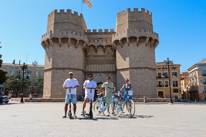 Valencia Daily Guided Bike tour in small group - Stopping at Puerta de la Mar