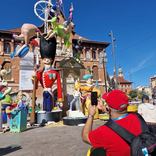 Valencia: Fallas Festival Walking Tour with Entry Ticket - Visiting the Most Emblematic Fallas Locations