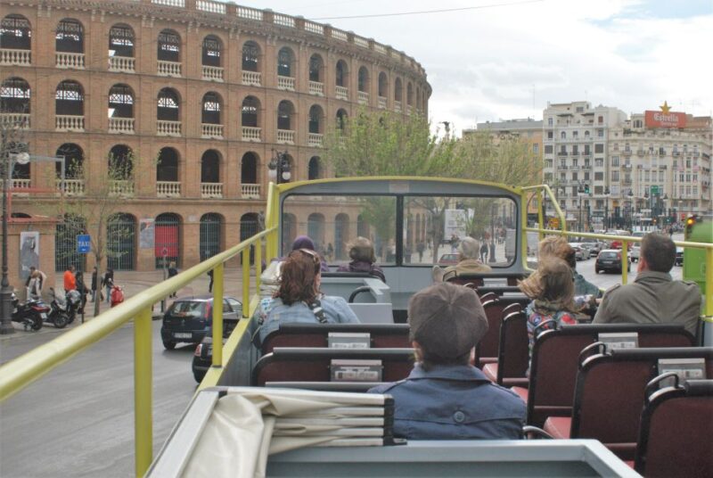 Valencia: Hop-on Hop-off City Highlights Bus Tour Green bus - The Double-Decker Bus Offers a Unique View of Valencia