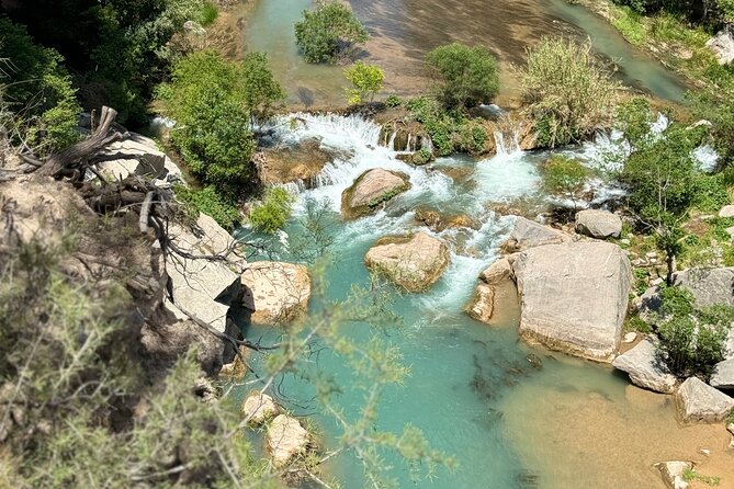 Valencia Tour Montanejos Hot Springs and Waterfall of the Bride - Scenic Hike at Puebla de Arenoso and Facing the Water Jet