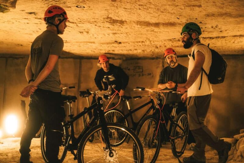 Valkenburg: Cave Biking Underground Bike Tour - Logistics: Meeting Point, Timing, and Group Experience