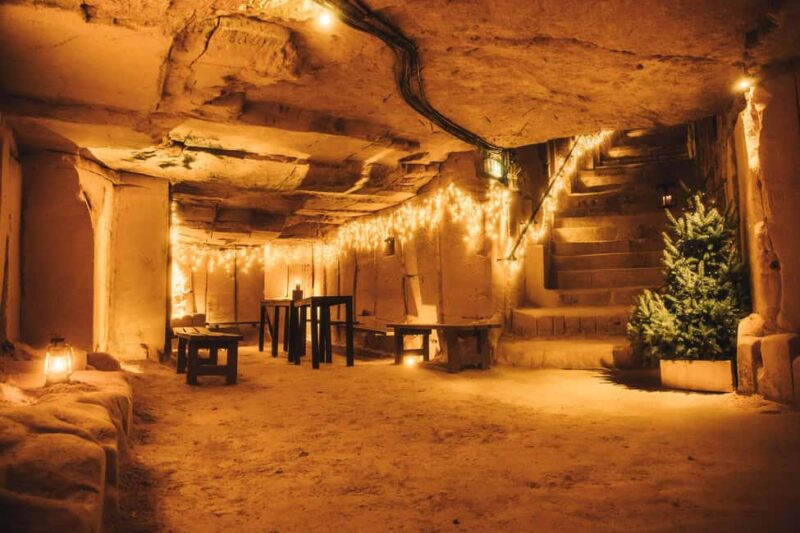 Valkenburg: Christmas Cave Biking Tour - Key Points