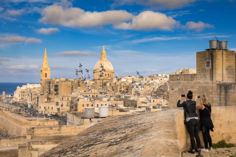 Valletta: Guided Walking Tour with Optional Cathedral Tour - Walking Through Valletta’s Historic Streets