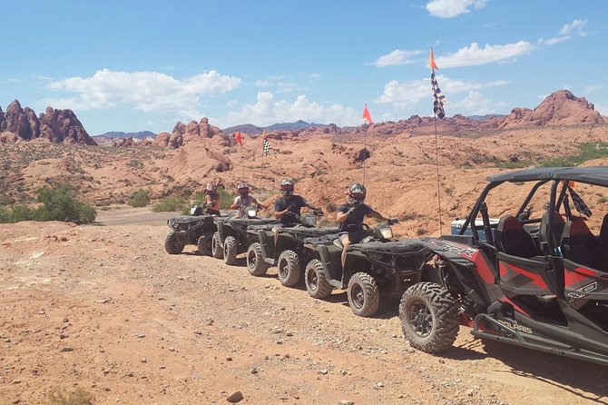 Valley of Fire 3-Hour ATV Tour from Las Vegas - Lunch Break with Subway Sandwiches, Chips, and Bottled Water