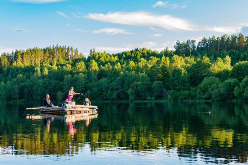 Värmland: 2-days Timber Rafting on the Klarälven River - Building Your Own Timber Raft in Värmland