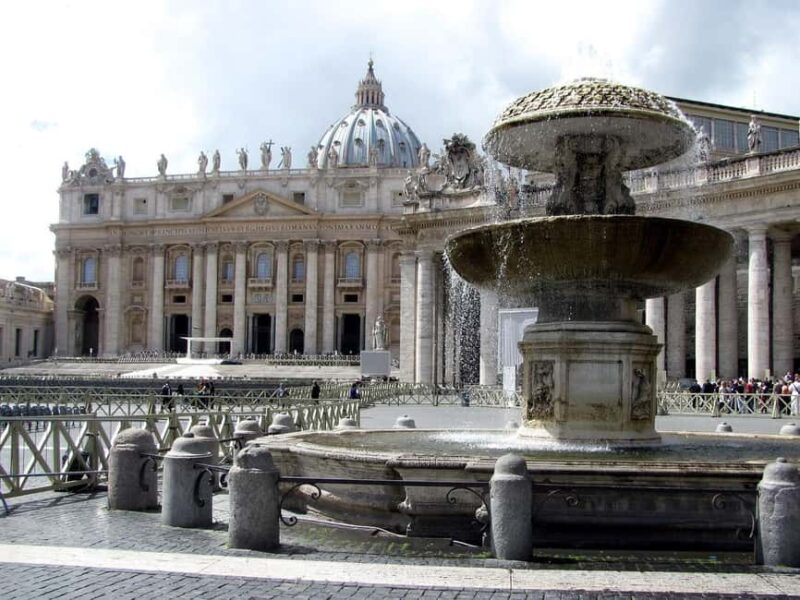 Vatican: St.Peter's Basilica Reserved Entrance & Dome - Key Points