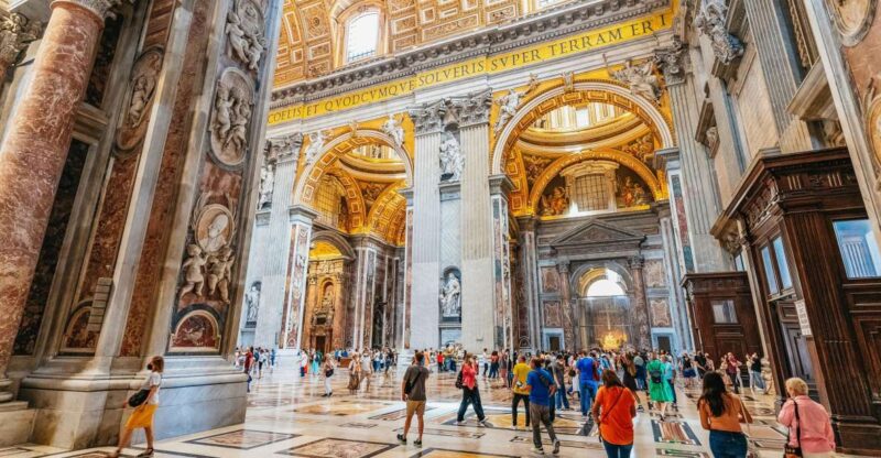 Vatican: St. Peter's Basilica, Square, Grottoes Guided Tour - From the Meeting Point to the Vatican’s Heart