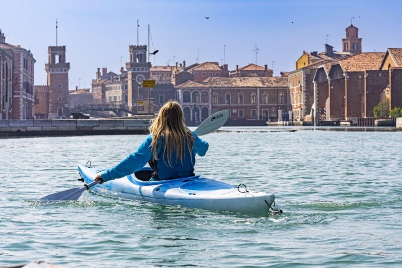 Venice Beginner's Kayak Tour in the Medieval Arsenal - Key Points