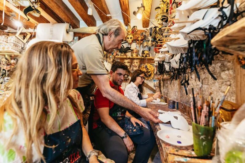Venice: Carnival Mask Workshop - Learning About Venetian Mask History