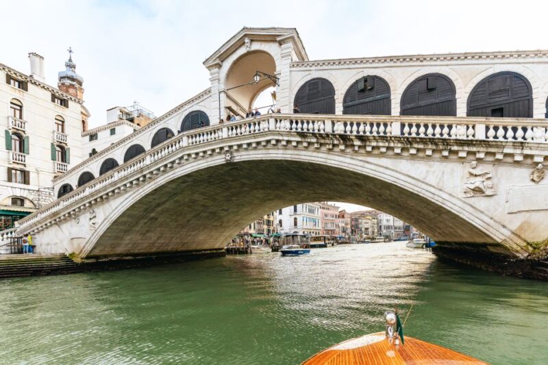 Venice: Grand Canal Boat Tour - The Modern Della Costituzione Glass Bridge