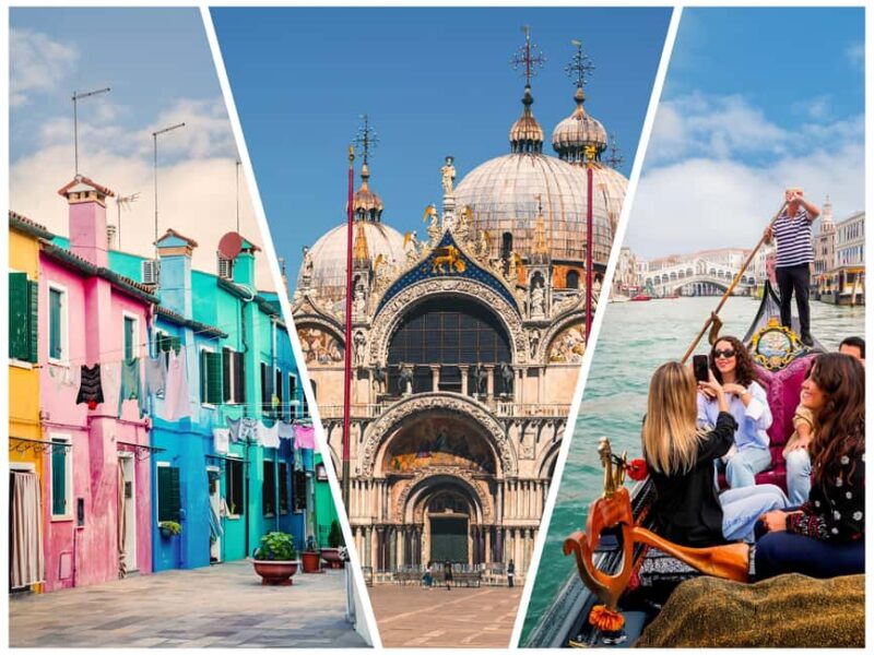 Venice: St Mark's, Doge's Palace, Murano & Burano Day Tour - Key Points