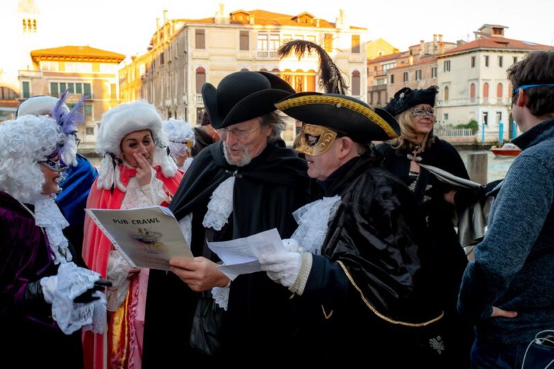 Venice: Venetian Style Carnival Pub Crawl - Accessibility and Group Size Considerations
