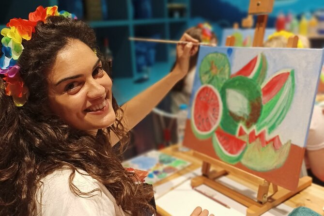 Vermouth-Art, paint and sip and Spanish Vermouth - Logistics: Meeting Point and Group Size