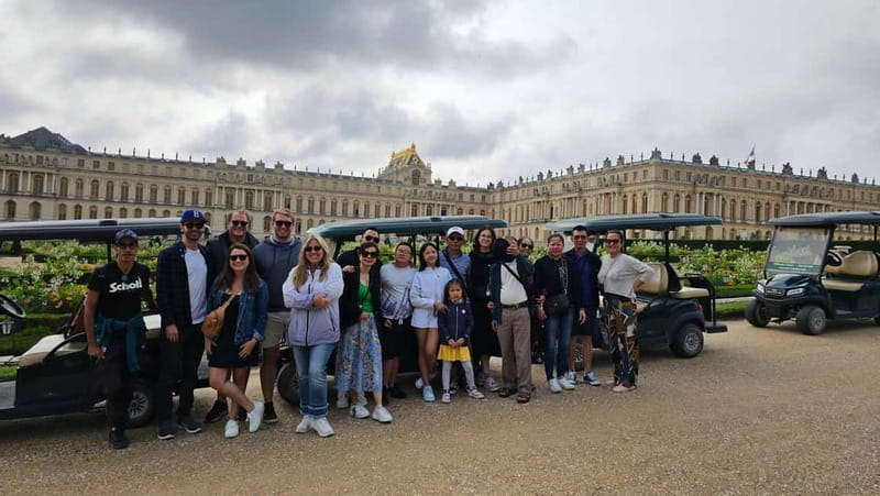 Versailles: Golfcarts & Bikes Guided Tour, Hamlet+Fountains - Scenic Rides in the Versailles Gardens