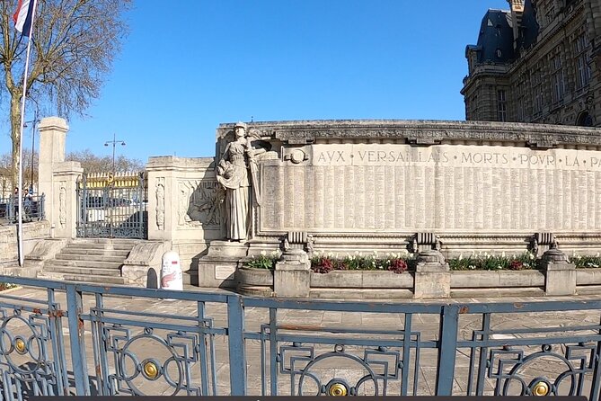 Versailles: Path of the Heroes on original electrics 2 wheels - The Pershing-Lafayette Memorial on Versailles Heights