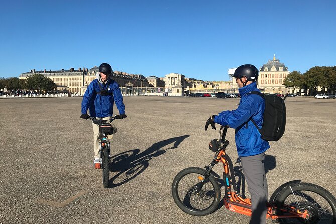 Versailles: Path of the Heroes on original electrics 2 wheels - The Waldorf Astoria Versailles - Trianon Palace Connection