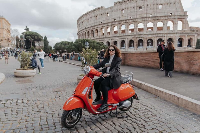 Vespa Ride in Rome Streets with Photography - The Thrilling Vespa Ride through Rome’s Historic Streets
