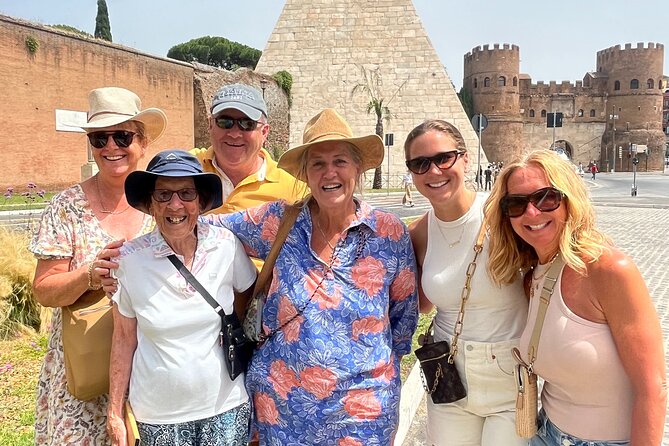 Vespa Sidecar Tour By Night with Pickup - Passing by the Pyramid of Cestius: Unexpected Roman Landmarks