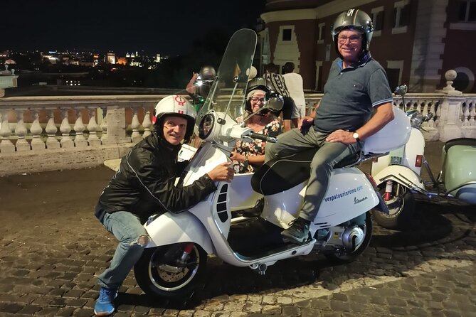 Vespa Sidecar Tour By Night with Pickup - Final Stop at Colle del Gianicolo: Panoramic Finale