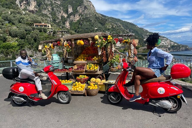 Vespa Tour of Amalfi Coast Positano and Ravello - Enjoying the Coastal Scenery and Photo Stops at Praiano