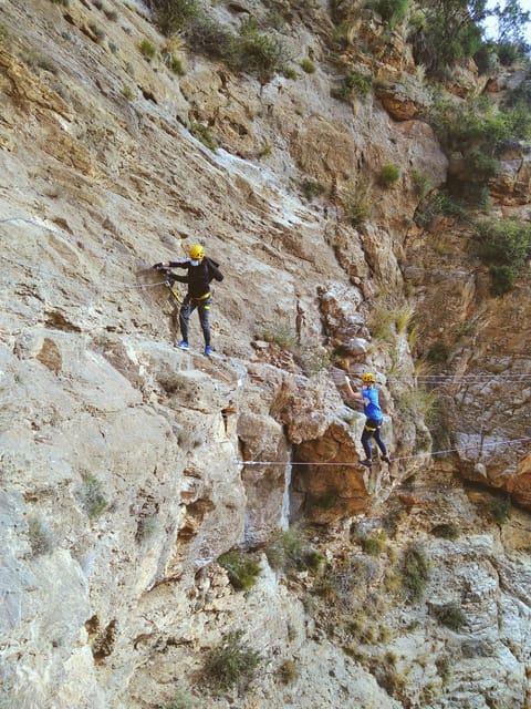Via ferrata in Callosa del Segura - What to Expect From the Beginner/Intermediate Level (k3)