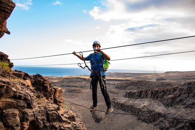 Via Ferrata in Gran Canaria. Vertical adventure park. Small groups - What Sets This Tour Apart