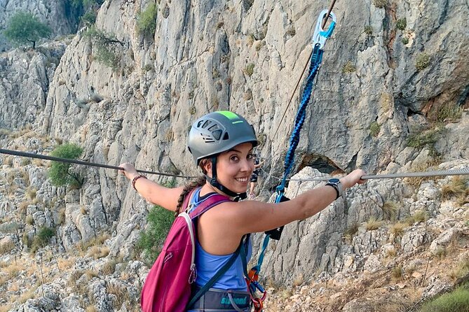 Via Ferrata John Hogbin with Photos - Guides and Safety on the Via Ferrata John Hogbin