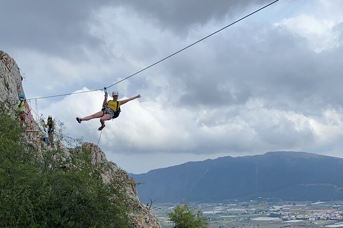 Via Ferrata & Zip Line Zafarraya - Starting Point and Transportation from Malaga