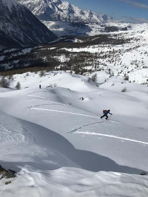Vialattea: Ski Touring Day in extraordinary mountains - Exploring the Bousson Guided Tour