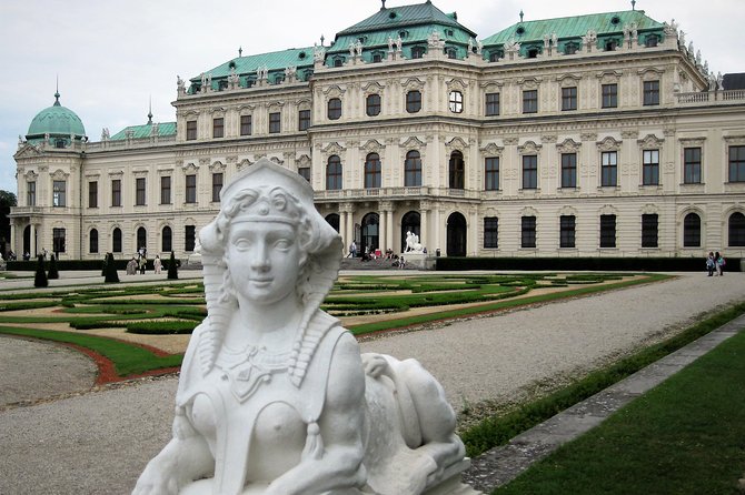 Vienna at First Glance a Private Walking Tour for First Timers - Visiting the Belvedere Gardens and Palace