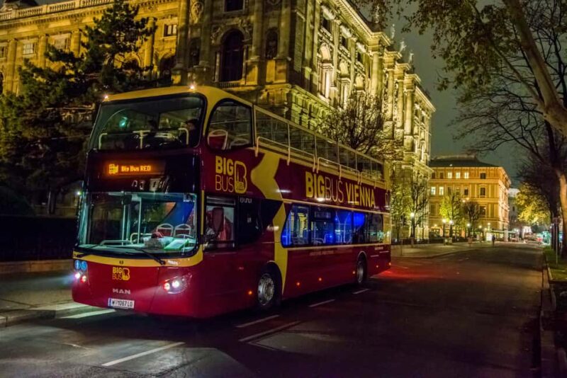 Vienna: Christmas Evening Tour with Schönbrunn Palace Lights - The Light Trail with Art Installations