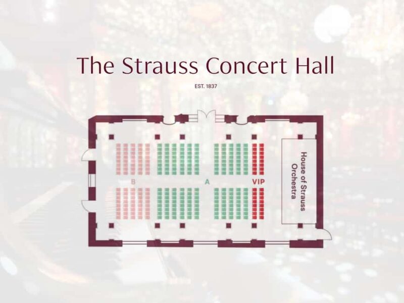 Vienna: Classical Concert in the historic 1837 Strauss-Hall - The Sparkling Wine Reception in the Elegant Octagon