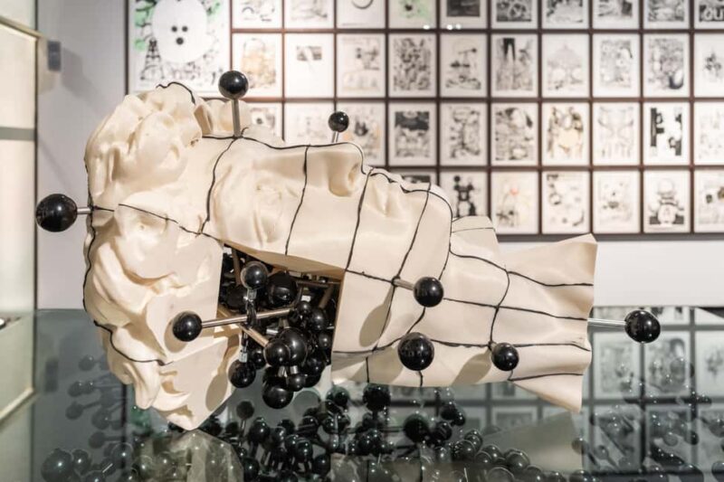 Vienna: MuseumsQuartier Entry to MQ Freiraum Exhibit - The Poetic Reflection of Transformation in METABOLICA