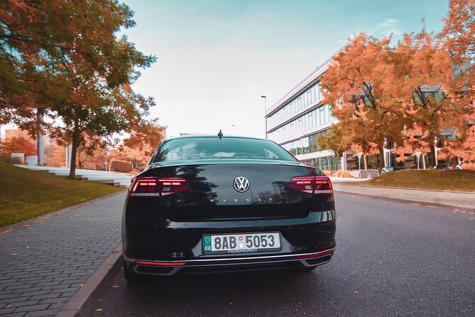 Vienna to Prague - Private Transfer by LIMOUSINE 3+1pax - The Comfort of the Air-Conditioned Vehicle and Refreshments