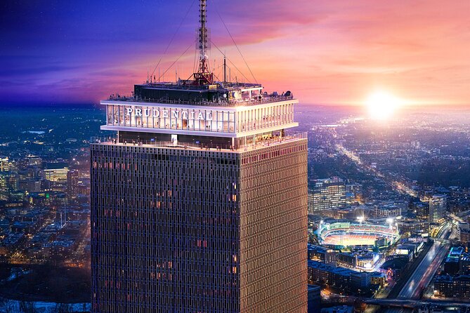 View Boston Observation Deck Admission Tickets - The Food and Drink Options at Stratus Rooftop Bar