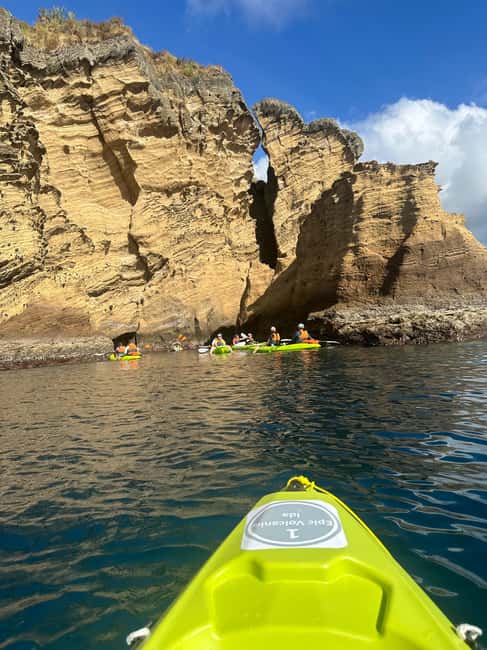 Vila Franca do Campo: Coast & Islet Caves Guided Kayak Tour - Physical Requirements and Safety Considerations
