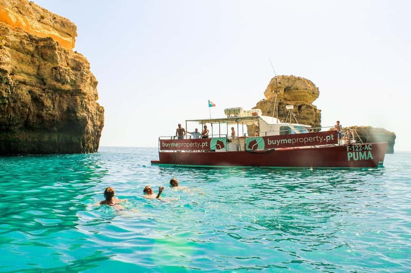 Vilamoura: Benagil Cave Boat Trip with Beach BBQ and Kayak - Explore the Algarve Coast from Vilamoura with a Full-Day Catamaran Trip
