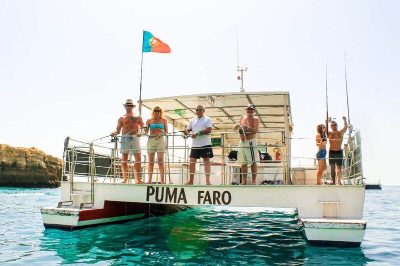 Vilamoura: Benagil Cave Boat Trip with Beach BBQ and Kayak - The Catamaran Journey Along the Algarve Coast