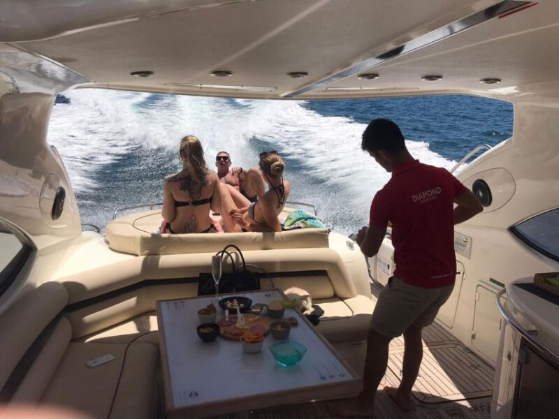 Vilamoura: Custom Private Yacht Cruise with Drinks & Bites - On-Board Amenities for Comfort and Entertainment